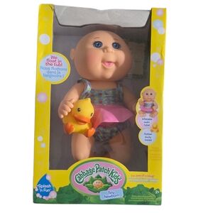 Splash 'n Fun Newborn Doll with Pink and Yellow Outfit